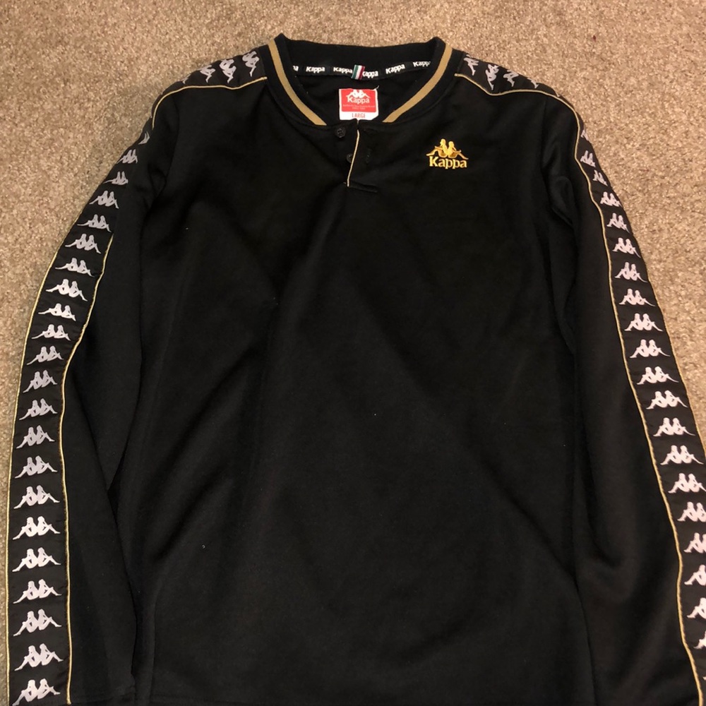 Kappa Asta Henley w/ Branded Stripes